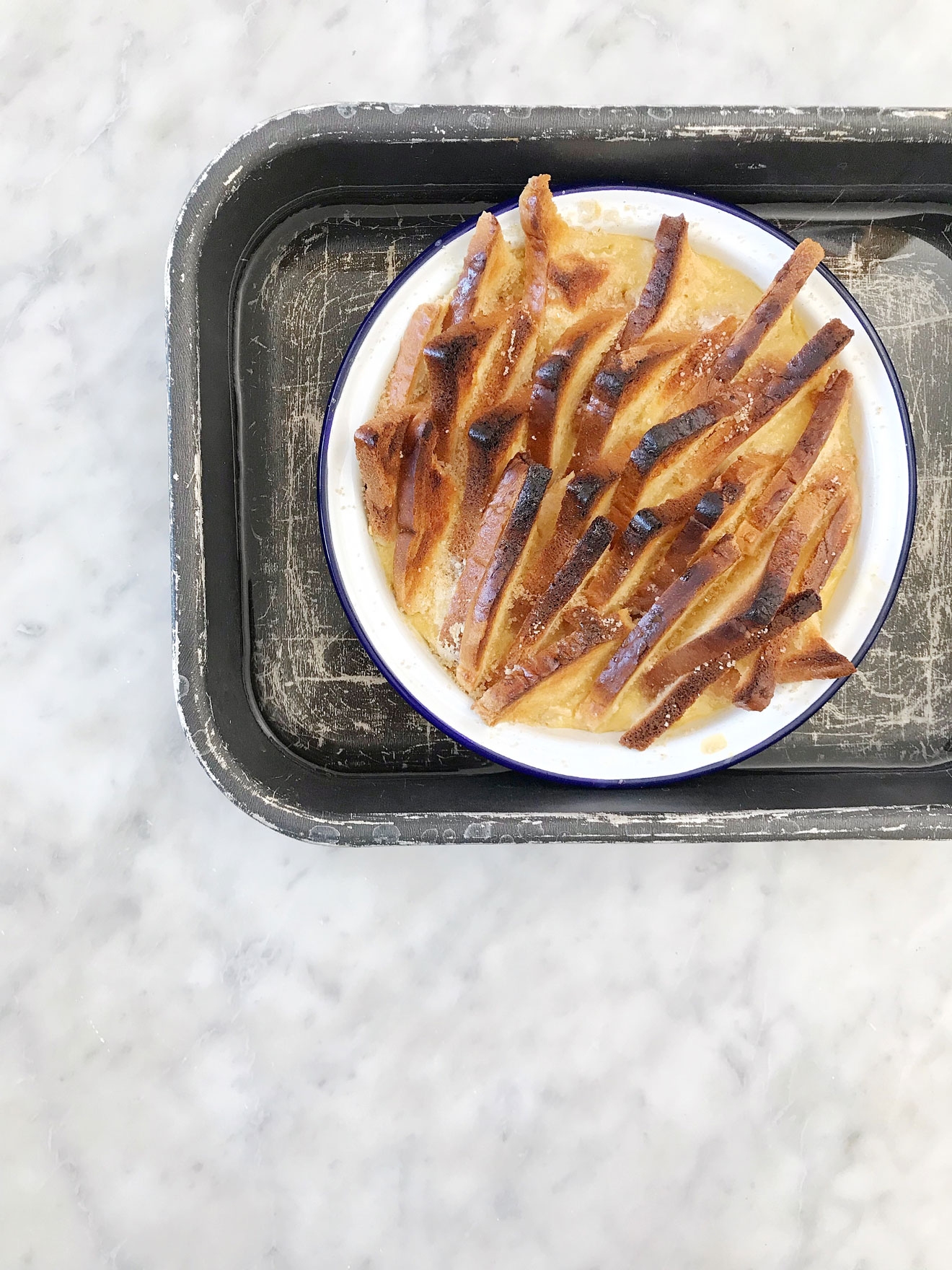 bread and butter pudding ricetta