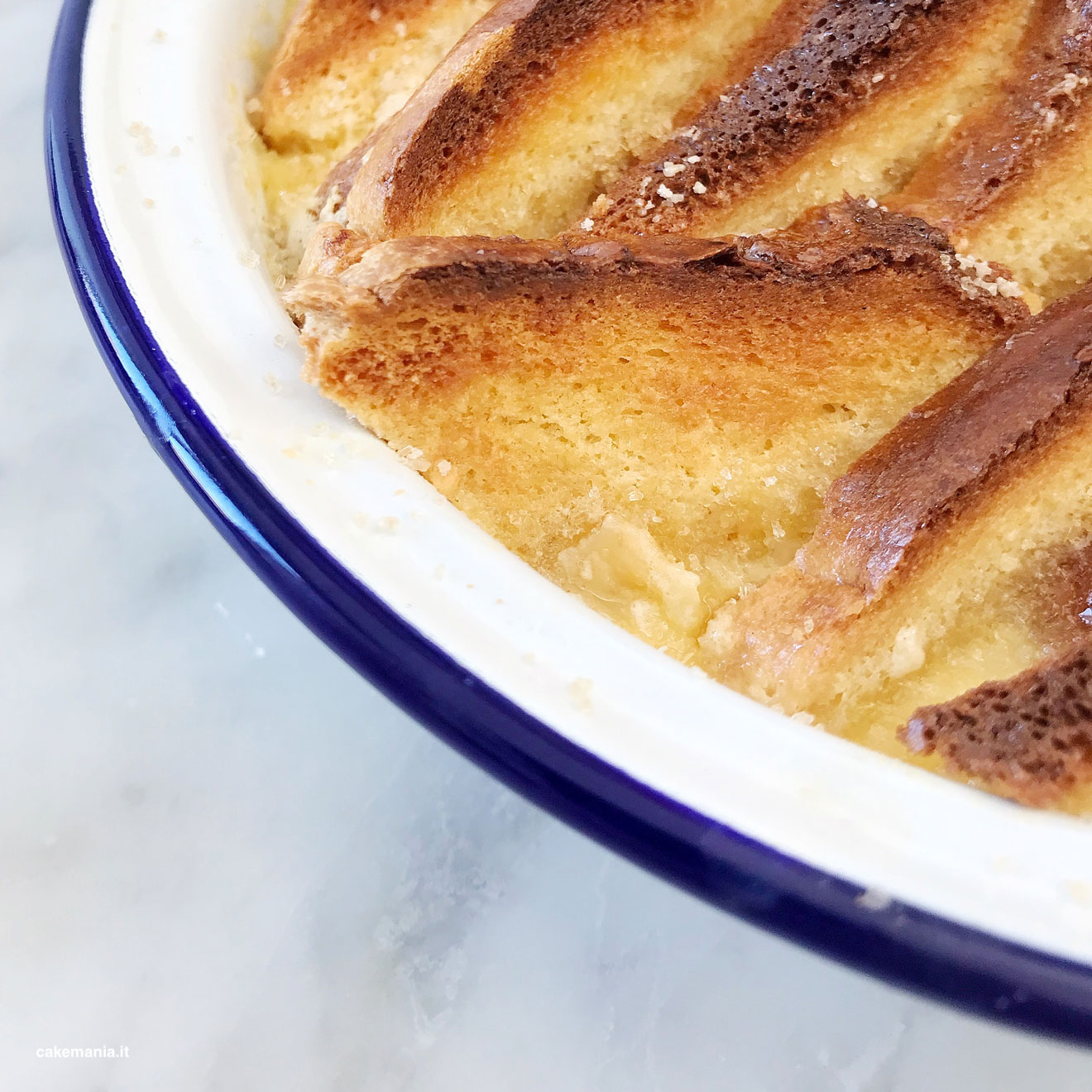 bread and butter pudding ricetta
