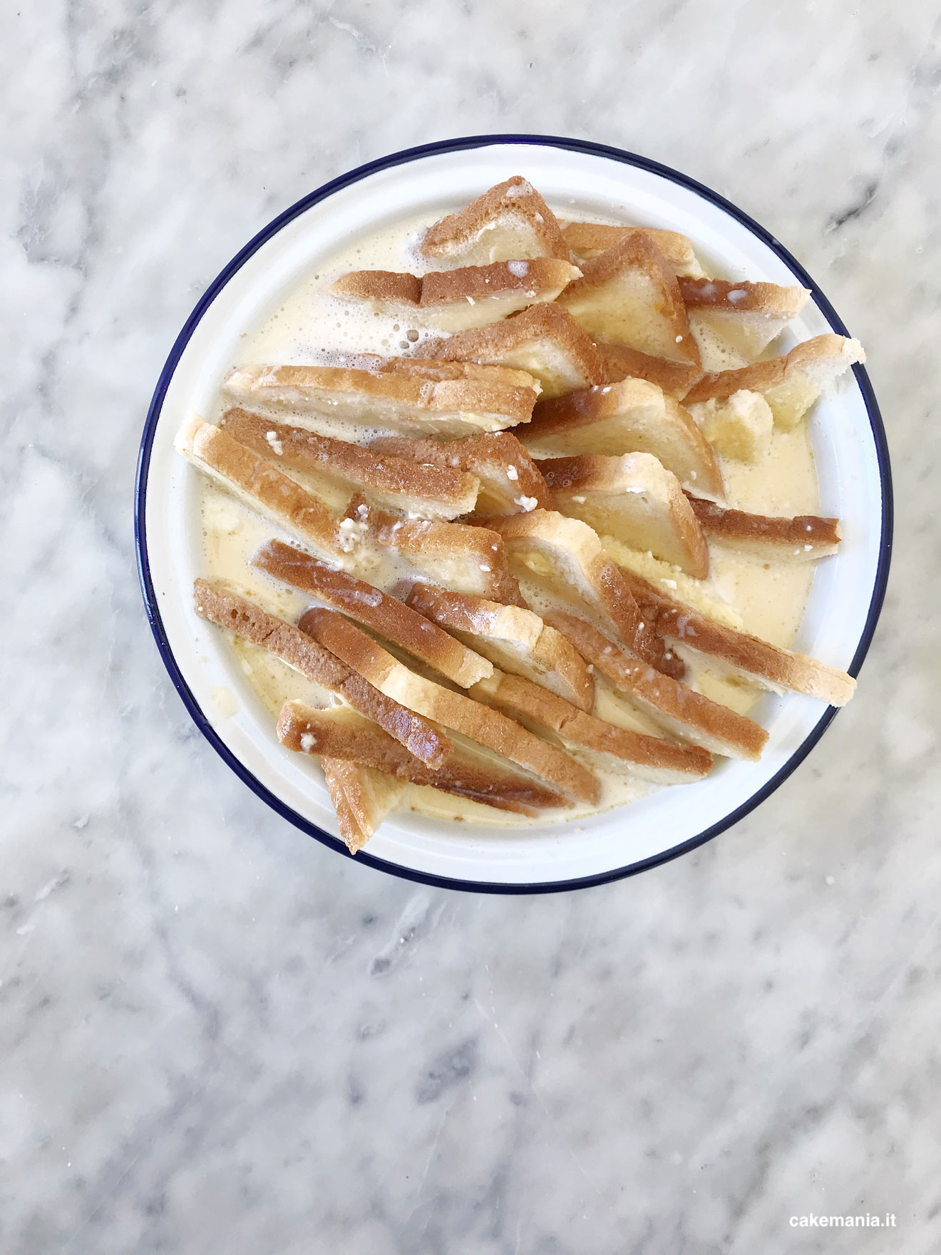 bread and butter pudding ricetta