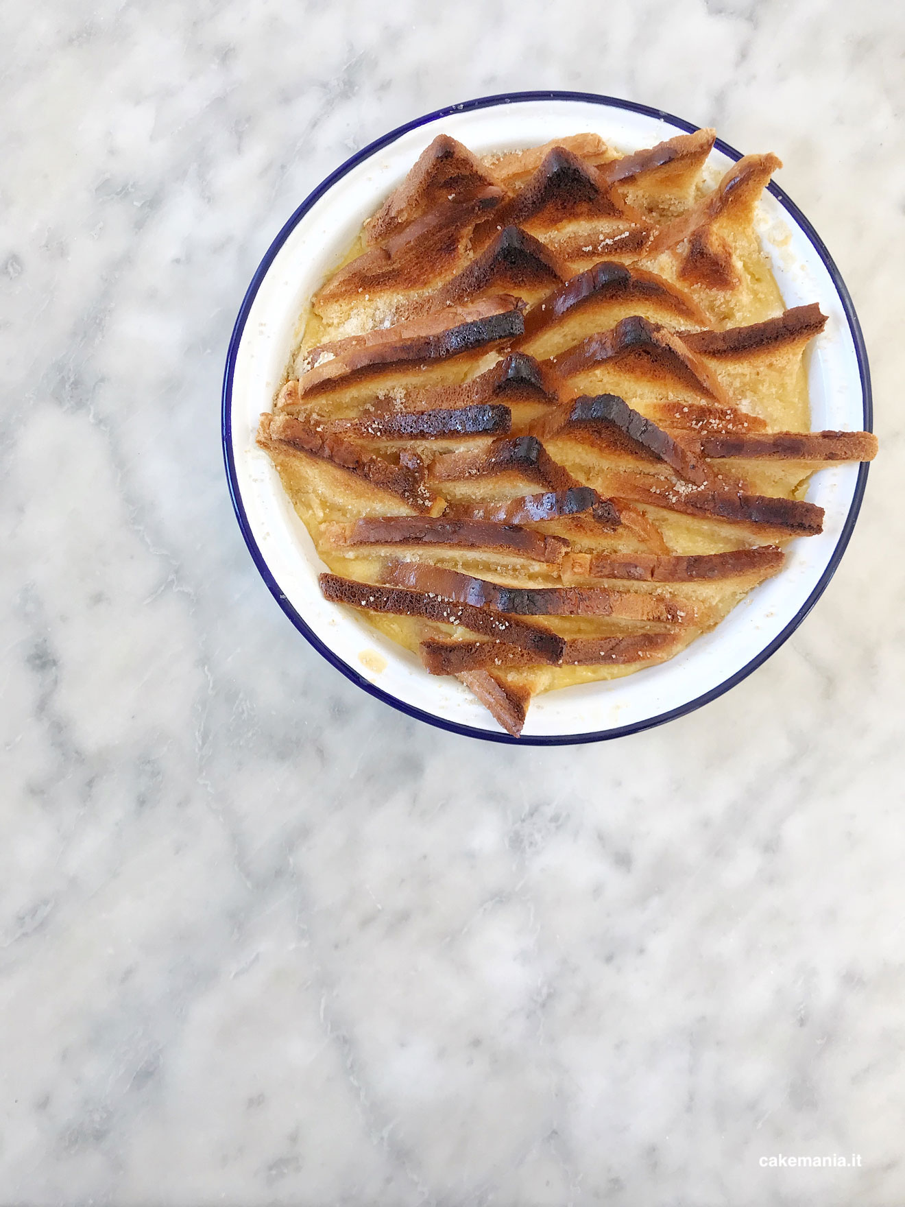 bread and butter pudding ricetta