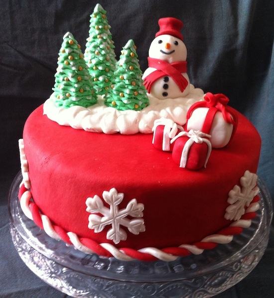 Foto Torte Di Natale.Torte Di Natale Di Cake Design Decorate Con Pasta Di Zucchero Cakemania Eco Food Blog Di Sasha Carnevali
