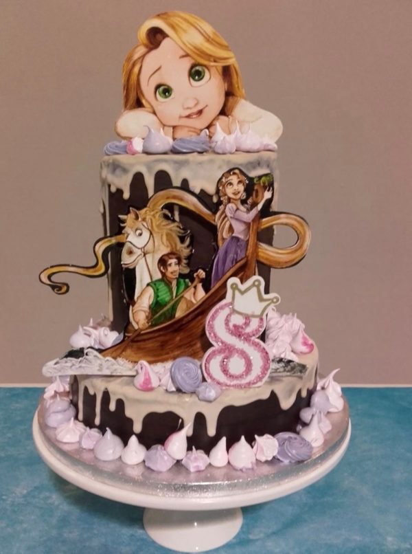 rapunzel cake