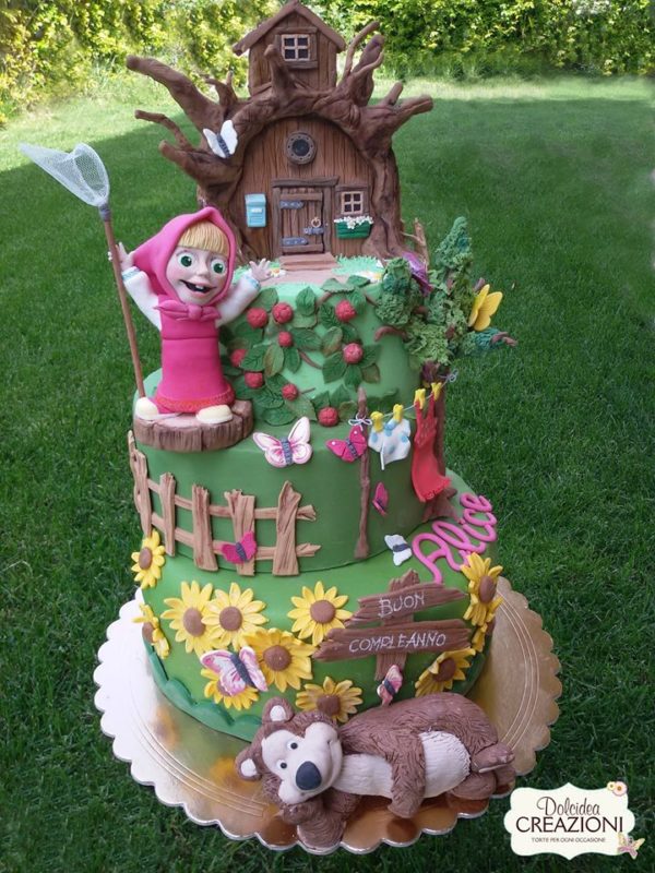 Torta Masha e l'Orso 1