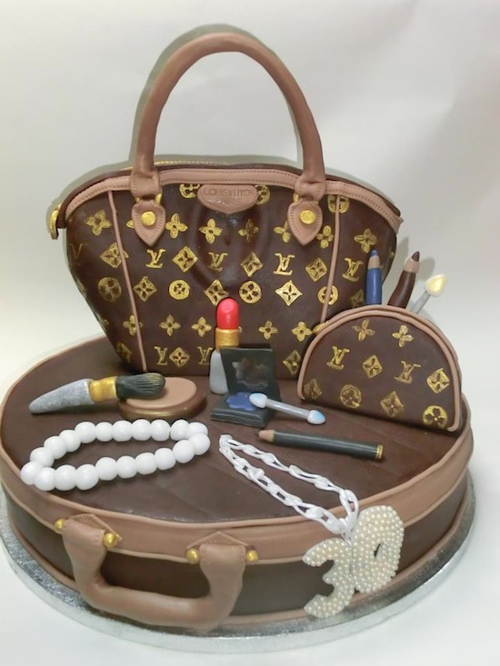 Torte a forma di borsa Louis Vuitton
