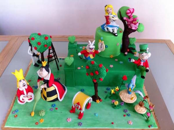 Torta alice meraviglie