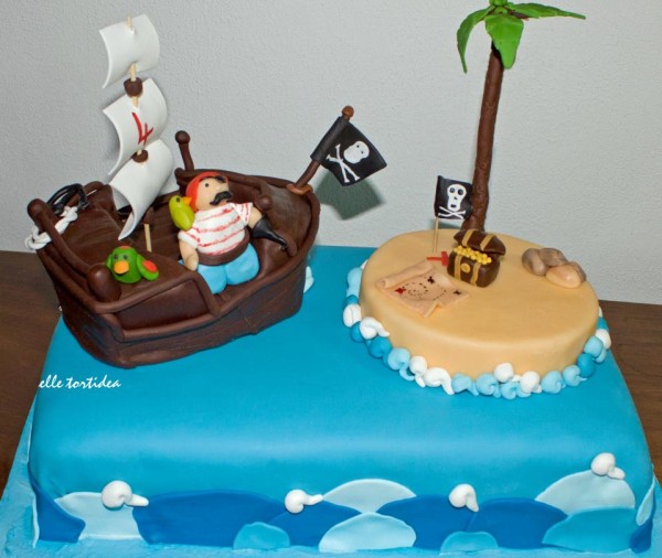 torta nave pirati