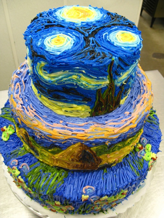 torte ispirate alle opere d'arte