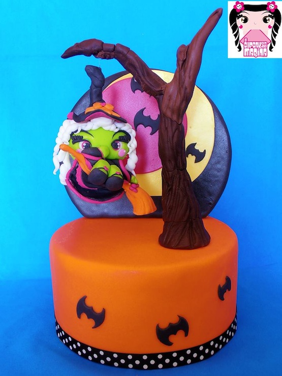 torte con streghe halloween