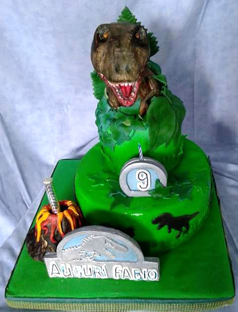 cake deisgn dinosauro t rex
