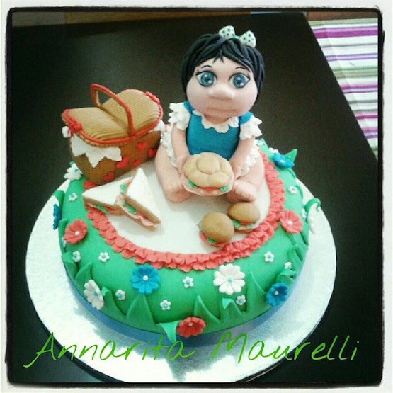 torta decorata picnic