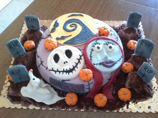 Torte Nightmare Before Christmas cake 