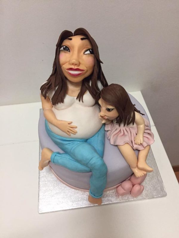 torta donna incinta