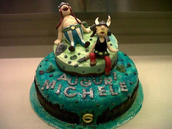 torta asterix e obelix cake