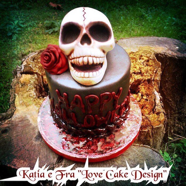 skull cake