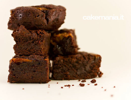 ricetta brownies caramello salato