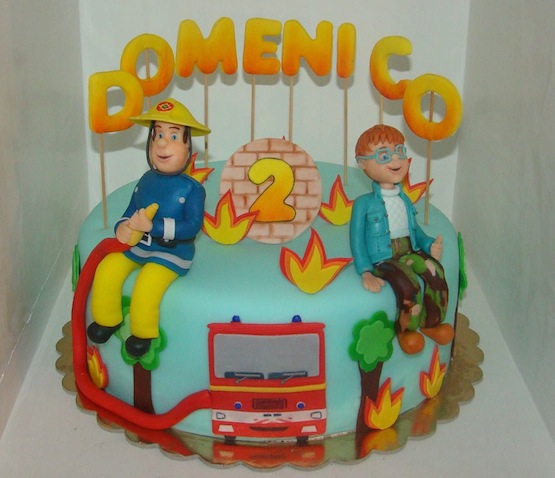 torta sam pompiere fireman sam cake
