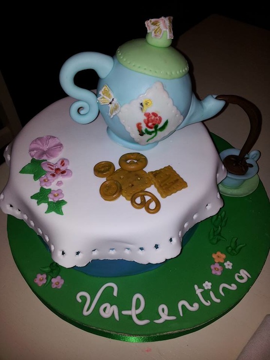 teiera in pasta di zucchero