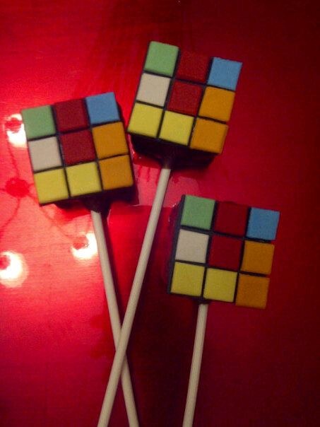 cake pop cubo rubik