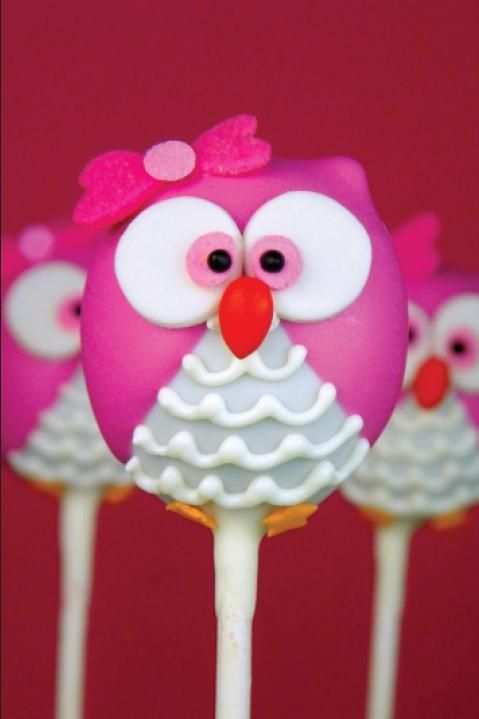 cake pop gufo