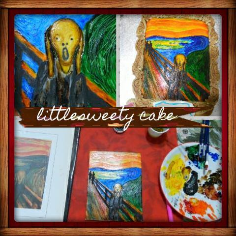 L'urlo di Munch © Little Sweey Cake