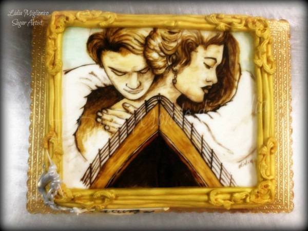 dicaprio winslet cake