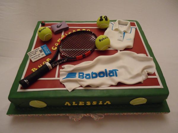 torta babolat tennis cake