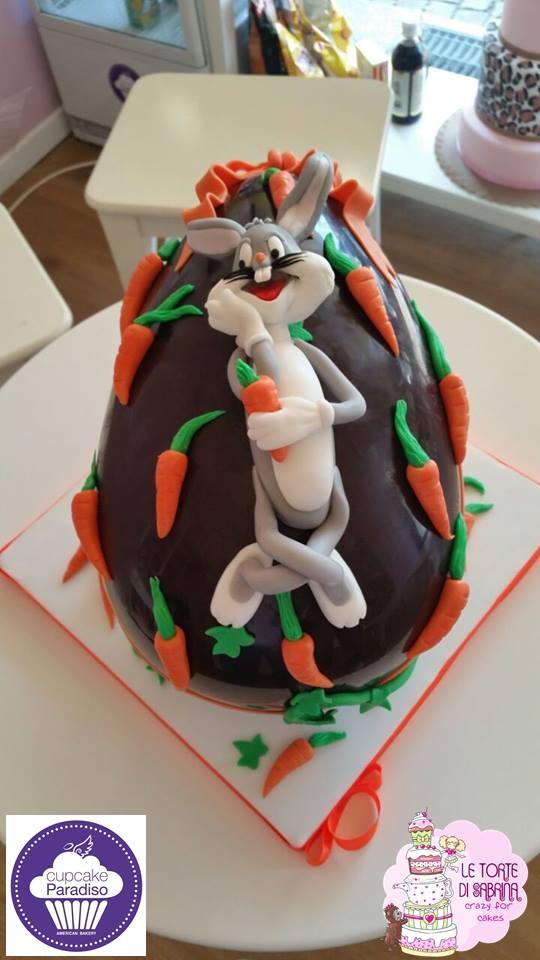 uovo pasqua decorato bugs bunny
