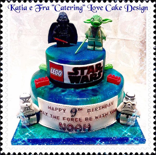 cute lego star wars cake