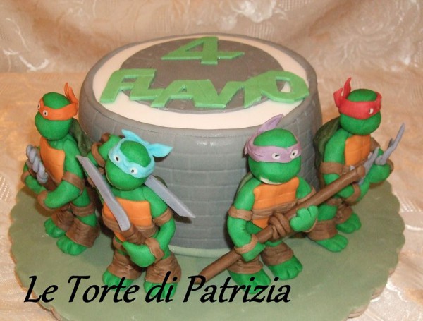 Torta-tartaruga-ninja-turtle-cake