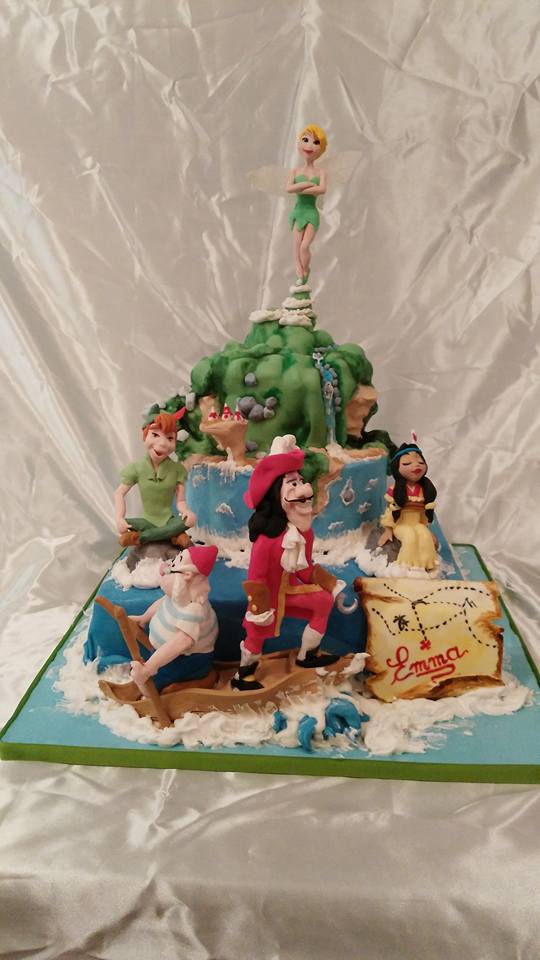 Le torte con Peter Pan e Trilli
