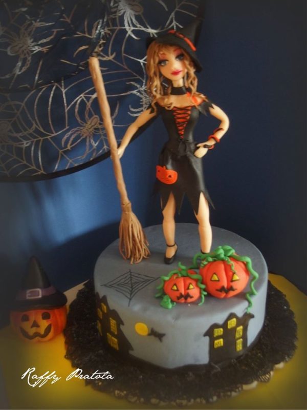 topper strega halloween