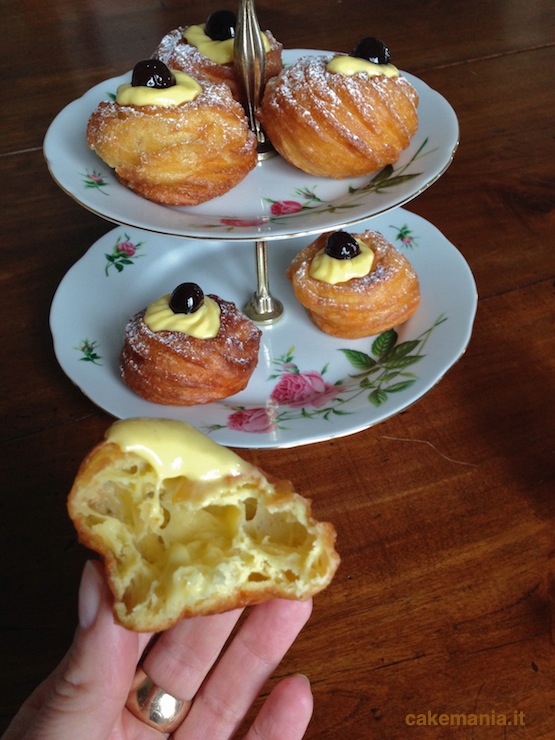 Zeppole di San Giuseppe interno