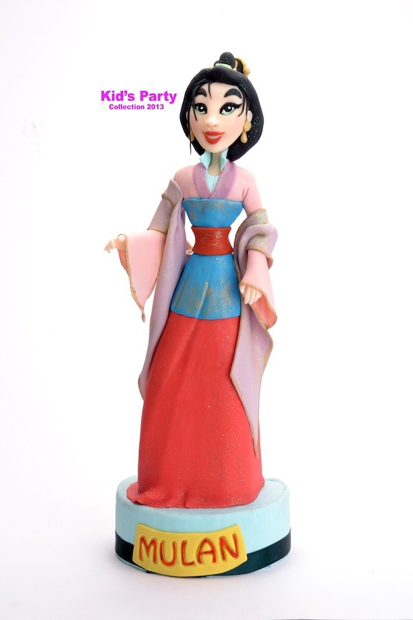 Mulan in pasta di zucchero