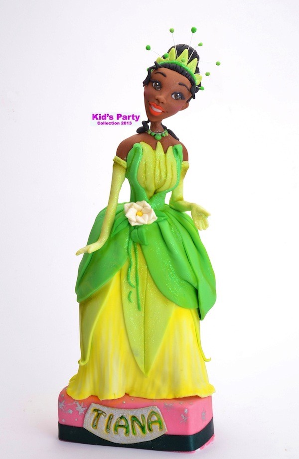 Tiana in pasta di zucchero