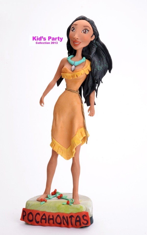 Pocahontas in pasta di zucchero