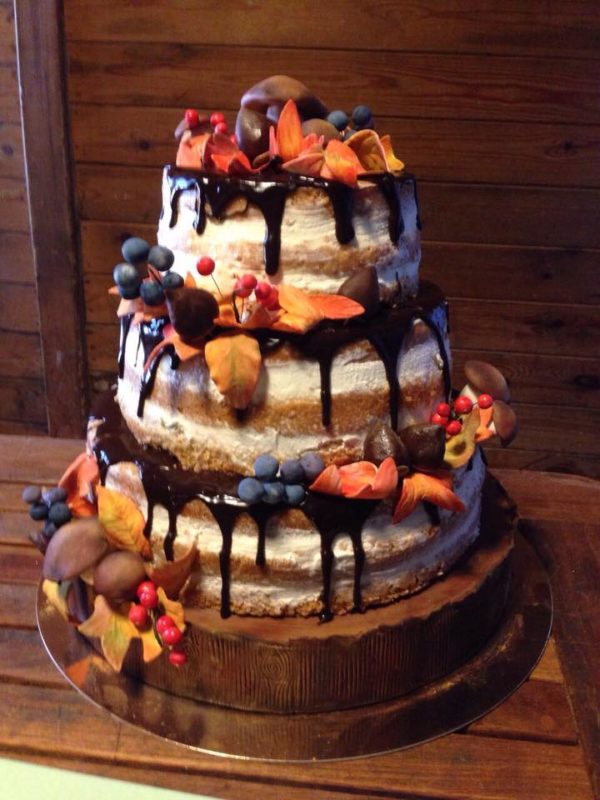 naked cake autunnale