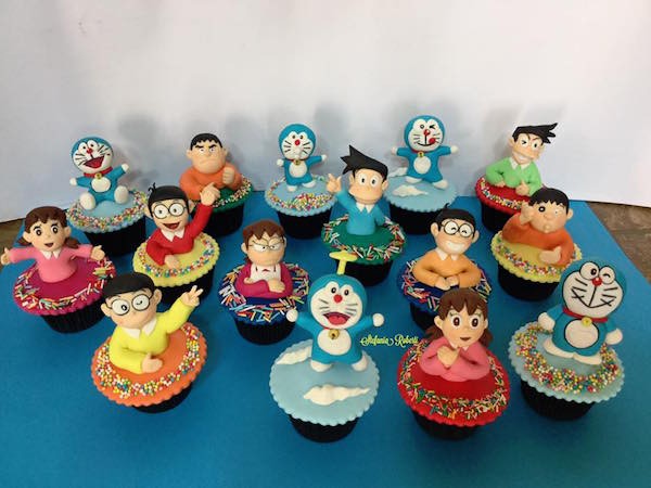 doraemon cupcake 2