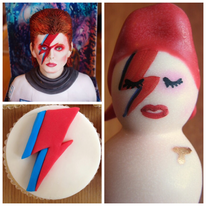 torte cake design david bowie
