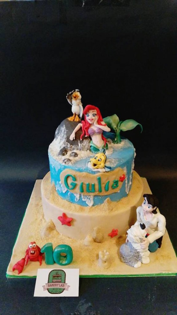 little mermaid cake