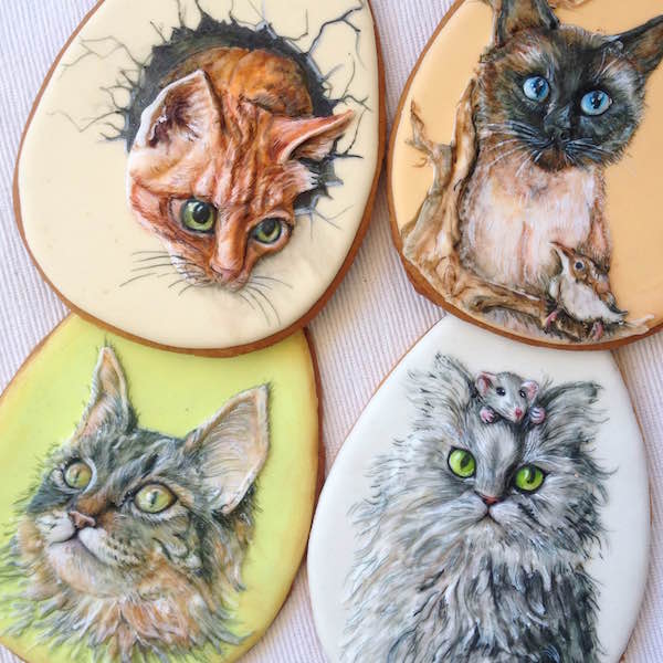 biscotti gatti kitten cookies