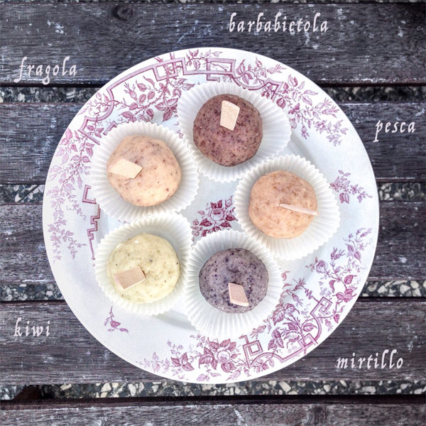 cake pop arcobaleno naturali