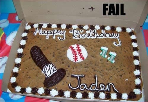 torta brutta mazza baseball