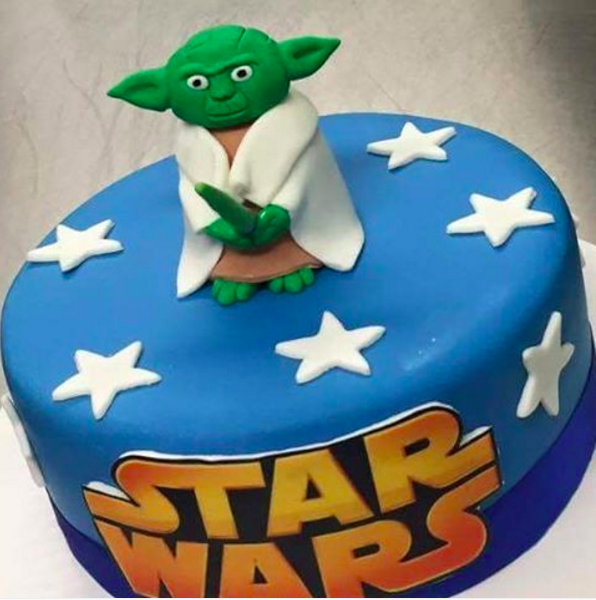 yoda eccitato torta