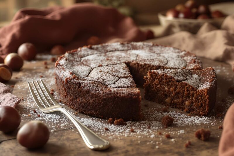 Torta morbida di castagne (detta "Garfagnina")