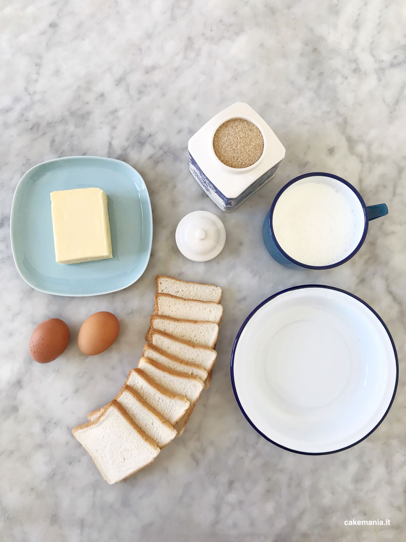 ingredienti budino pane