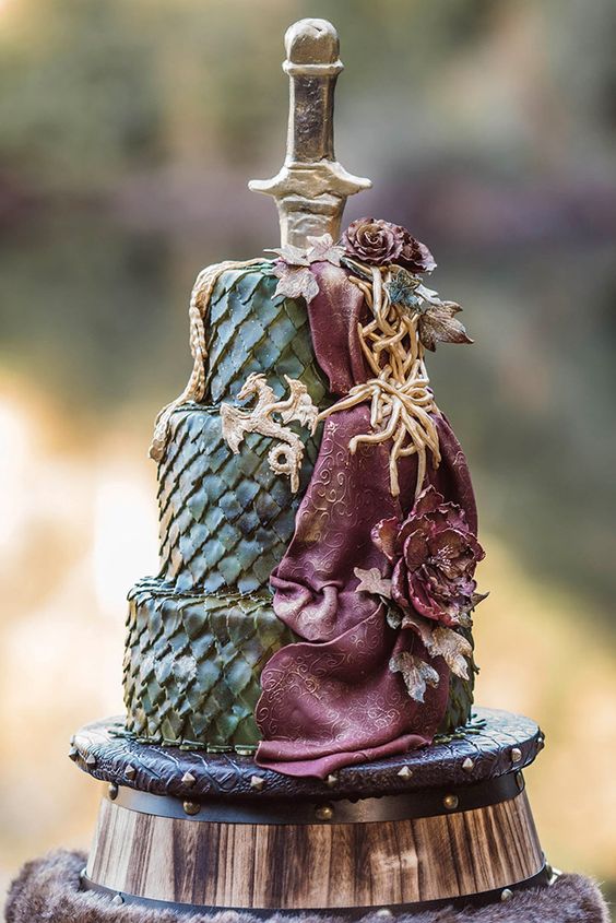 Torta matrimonio trono di spade