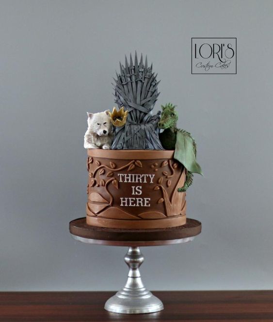 torta compleanno trono di spade 1