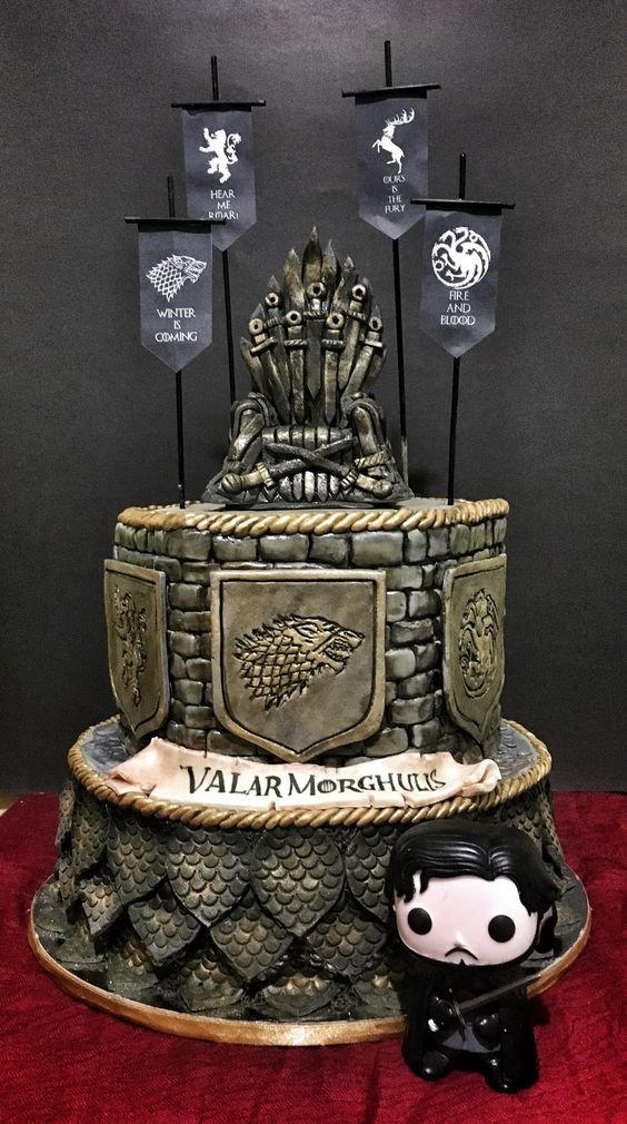 wedding cake game of thrones