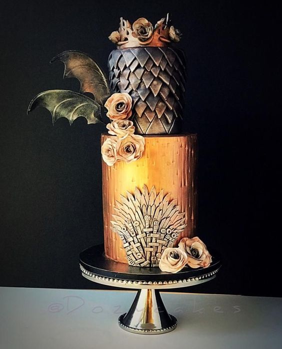 cake game of thrones eggs