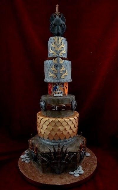 wedding cake game of thrones